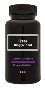 APB Holland IJzer bisglycinaat 500mg 200 Tabletten