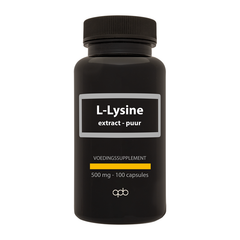 APB Holland L-Lysine extract puur 500mg 100 Capsules