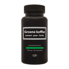 APB Holland Groene koffie extract puur forte 600mg 60.00 Capsules