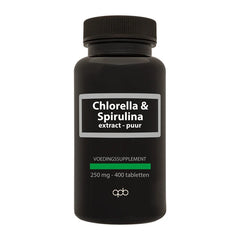 APB Holland Chlorella & Spirulina extract puur 250mg 400 Tabletten