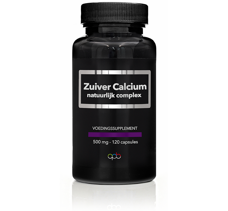 APB Holland Zuiver calcium natuurlijk complex 500mg 120 Capsules