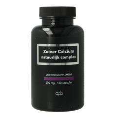 APB Holland Zuiver calcium natuurlijk complex 500mg 120 Capsules