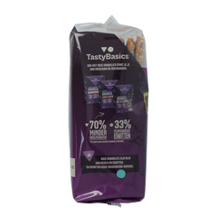 TastyBasics Less carb-high protein crackers meerzaden 200 Gram