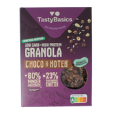 TastyBasics Less carb-high protein granola choco en noten 350 Gram