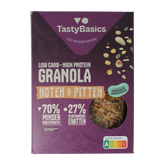 TastyBasics Less carb-high protein granola noten & pitten 350.00 Gram