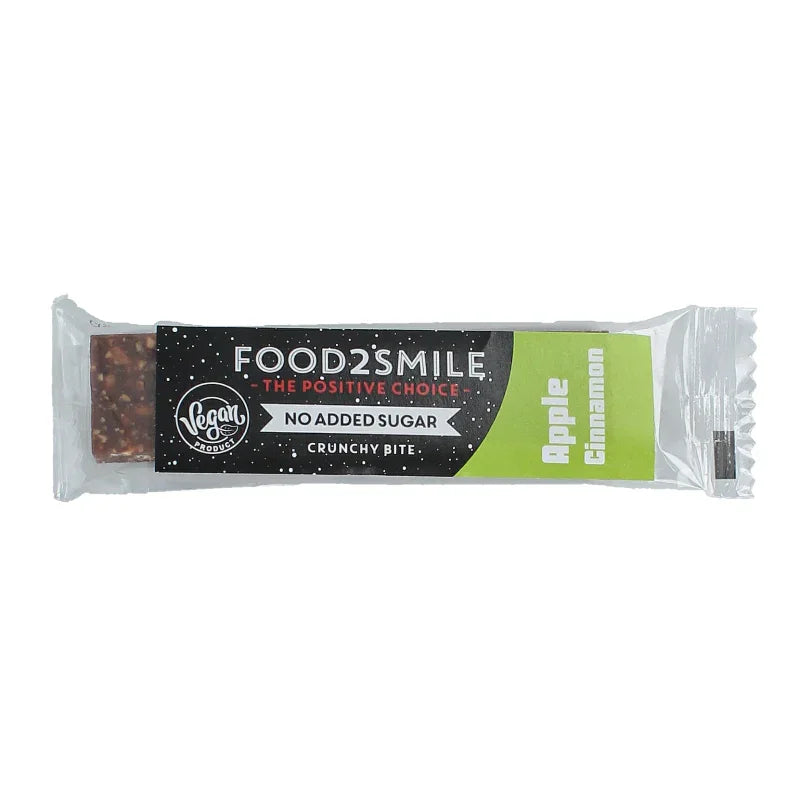 Food2Smile Apple pie bar glutenvrij lactosevrij 28.00 Gram