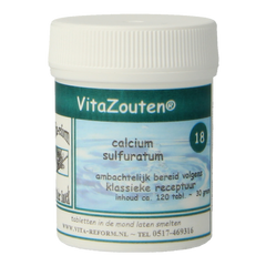 Vitazouten Calcium sulfuratum VitaZout nr. 18 120.00 Tabletten