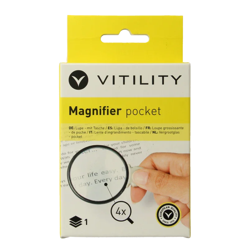 Vitility Vergrootglas pocket 1 Stuks