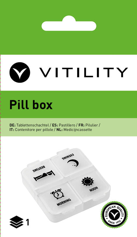 Vitility Medicijncasette 1 Stuks