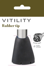 Vitility Rubberdop voor wandelstok 1 Stuks