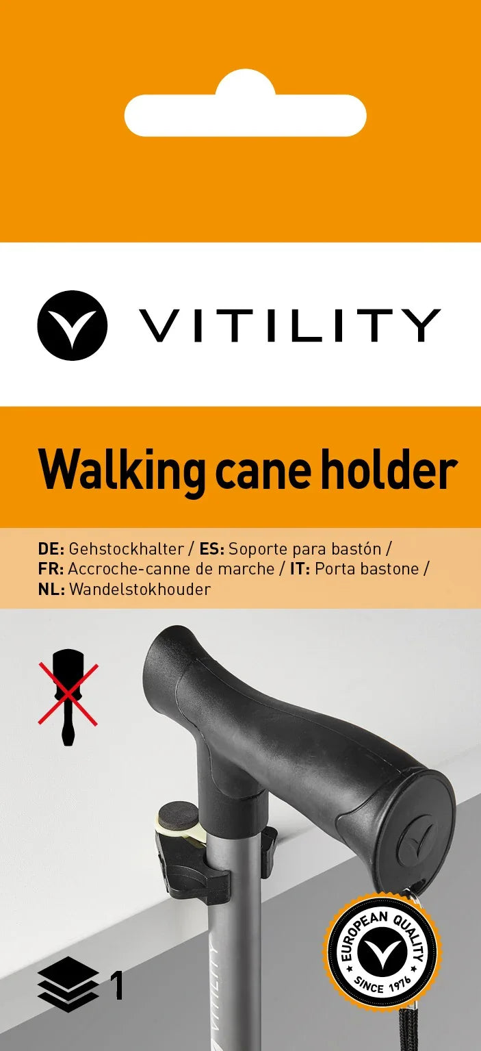 Vitility Wandelstokhouder 1 Stuks