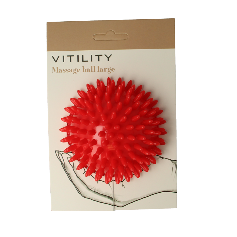 Vitility Massagebal 9cm rood 1 Stuks