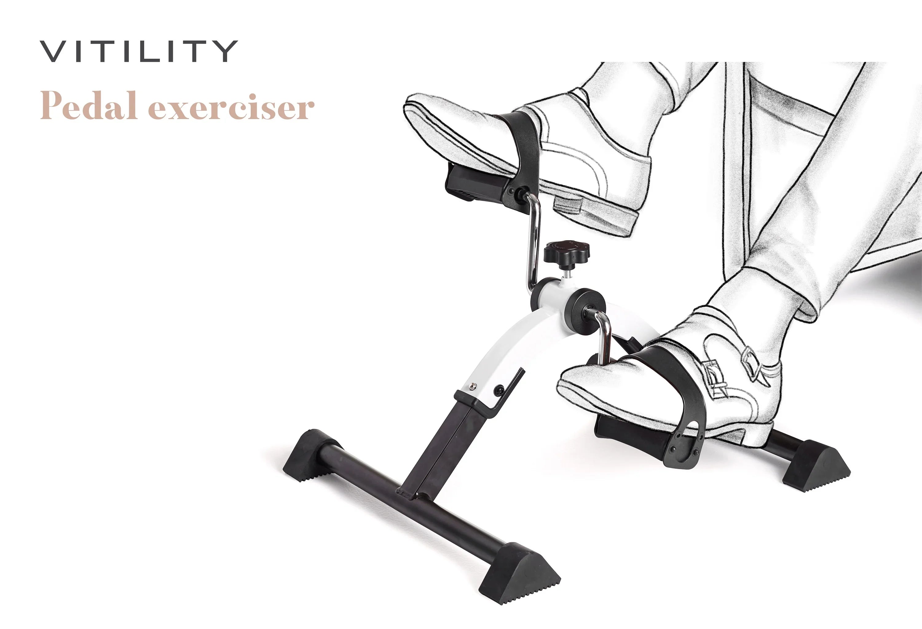 Vitility Fietstrainer opvouwbaar 1 Stuks