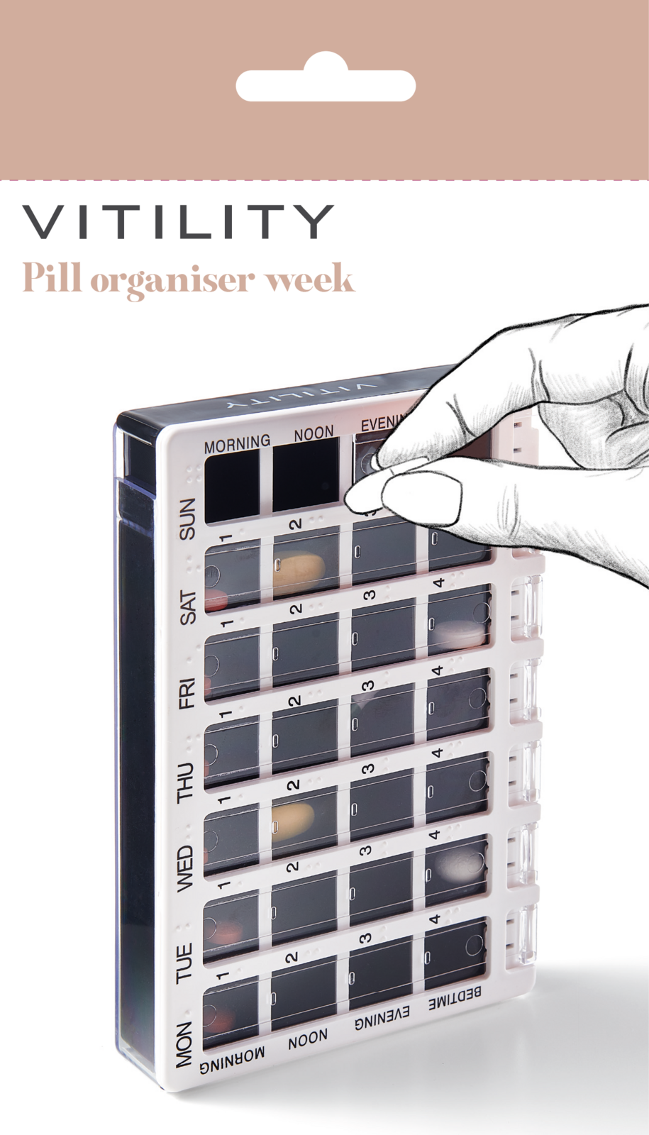 Vitility Medicijncassette week 1 Stuks