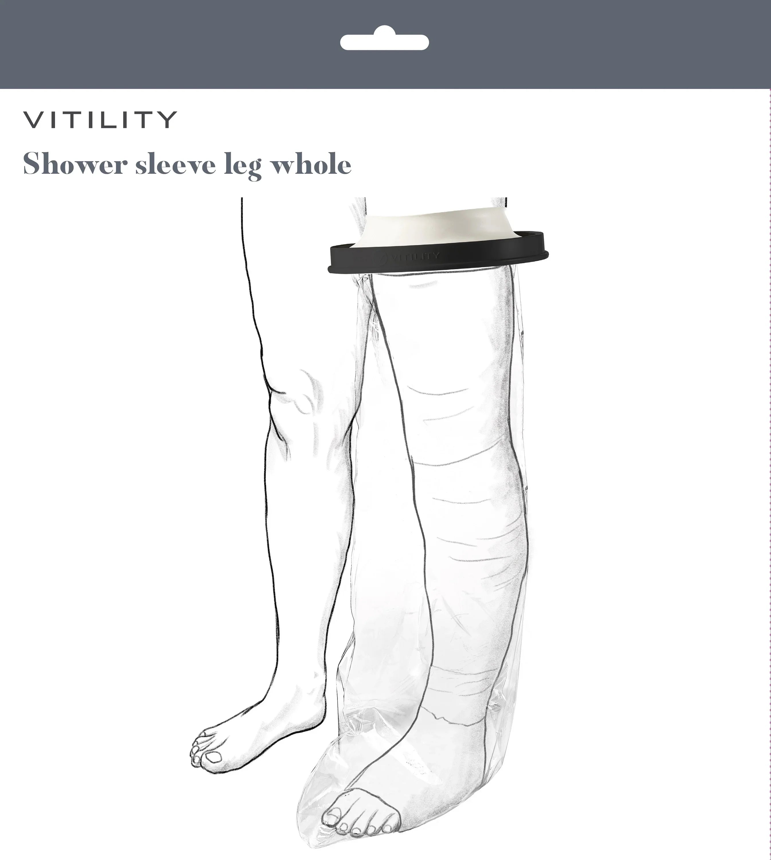 Vitility Douchehoes been heel 1 Stuks