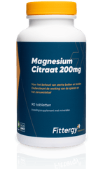Fittergy Magnesiumcitraat 200mg 90.00 Tabletten