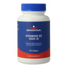 OrthoVitaal Vitamine D3 1000IE/25mcg 120 Softgels