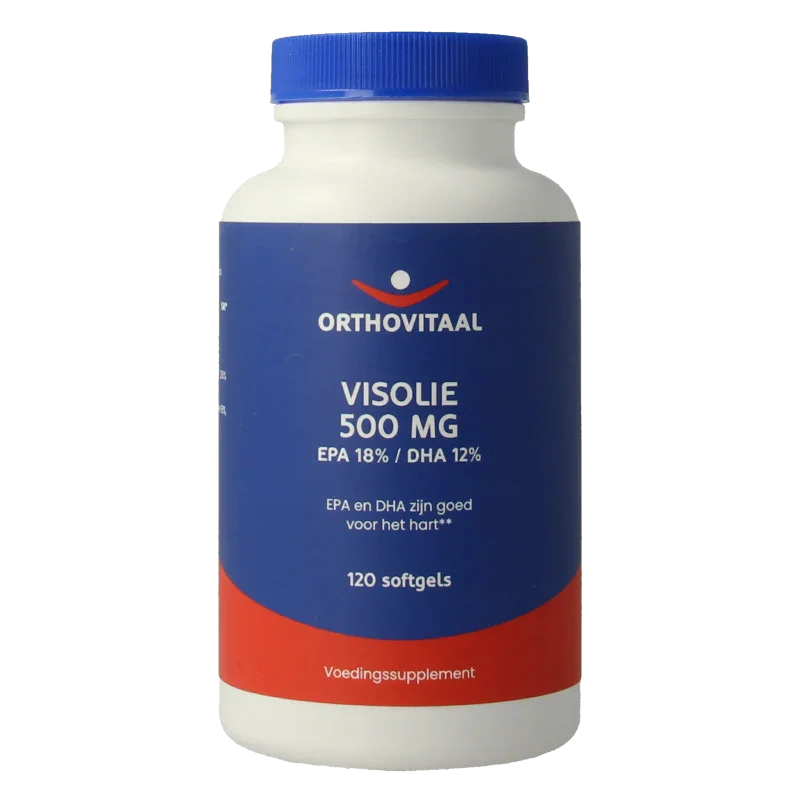 OrthoVitaal Visolie 500mg EPA 18% DHA 12% 120 Softgels