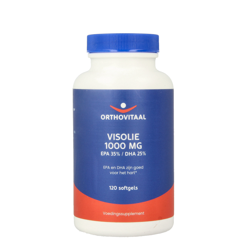 OrthoVitaal Visolie 1000mg EPA 35% DHA 25% 120 Softgels