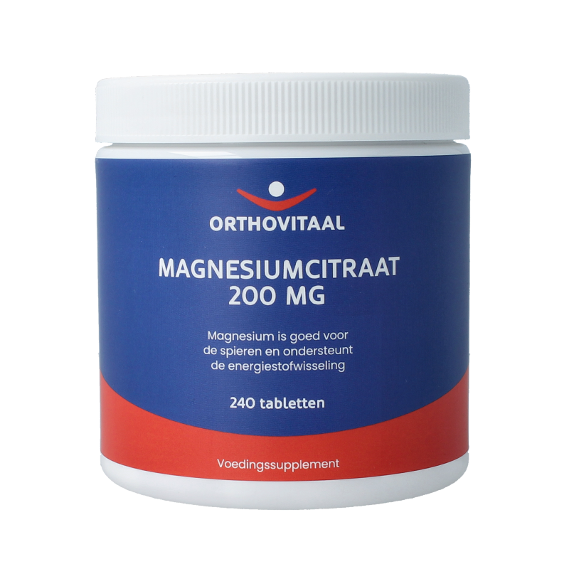 OrthoVitaal Magnesium citraat 200mg 240 Tabletten