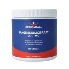 OrthoVitaal Magnesium citraat 200mg 240 Tabletten