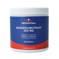 OrthoVitaal Magnesium citraat 200mg 240.00 Tabletten
