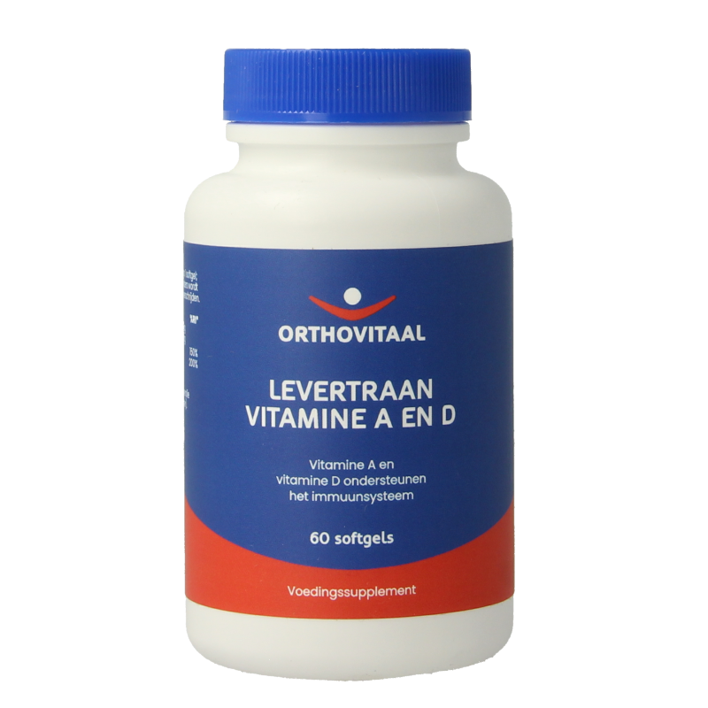 OrthoVitaal Levertraan Vitamine A en D 60 Softgels