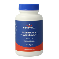 OrthoVitaal Levertraan Vitamine A en D 60.00 Softgels