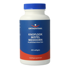 OrthoVitaal Knoflook mistel meidoorn 250 Softgels
