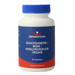OrthoVitaal Glucosamine / MSM / Hyaluronzuur vegan 60.00 Tabletten