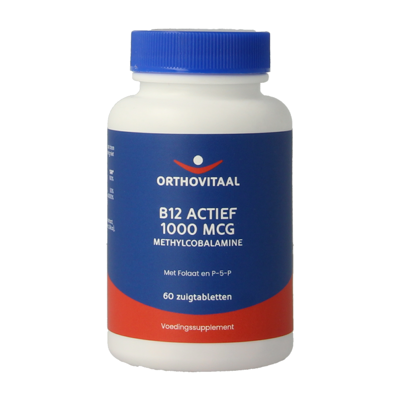 OrthoVitaal B12 Actief 1000mcg 60 Zuigtabletten