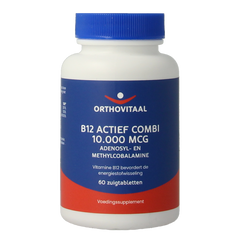 OrthoVitaal B12 Actief combi 10.000mcg 60 Zuigtabletten