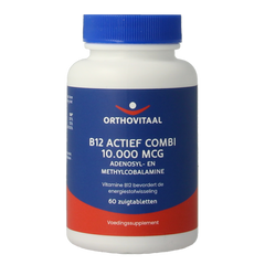 OrthoVitaal B12 Actief combi 10.000mcg 60.00 Zuigtabletten