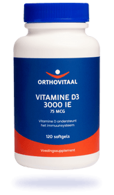 OrthoVitaal Vitamine D3 3000IE 120 Softgels
