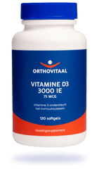 OrthoVitaal Vitamine D3 3000IE 120.00 Softgels