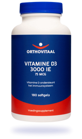 OrthoVitaal Vitamine D3 3000IE 180 Softgels