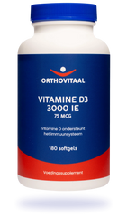 OrthoVitaal Vitamine D3 3000IE 180 Softgels