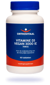 OrthoVitaal Vitamine D3 3000IE vegan 60 Tabletten