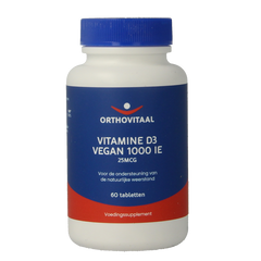OrthoVitaal Vitamine D3 1000IE vegan 60 Tabletten