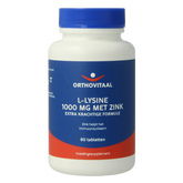 OrthoVitaal L-Lysine 1000mg met zink 60 Tabletten