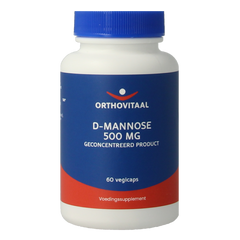 OrthoVitaal D-Mannose 500mg 60.00 Vegetarische capsules