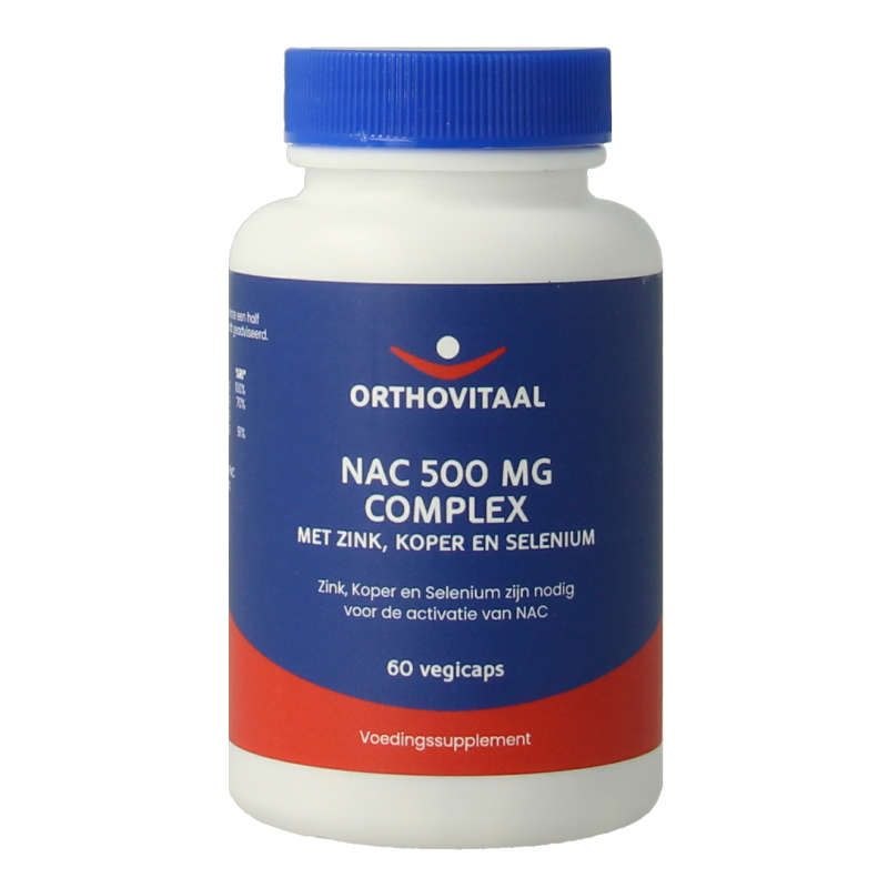 OrthoVitaal NAC 500mg complex 60 Vegetarische capsules