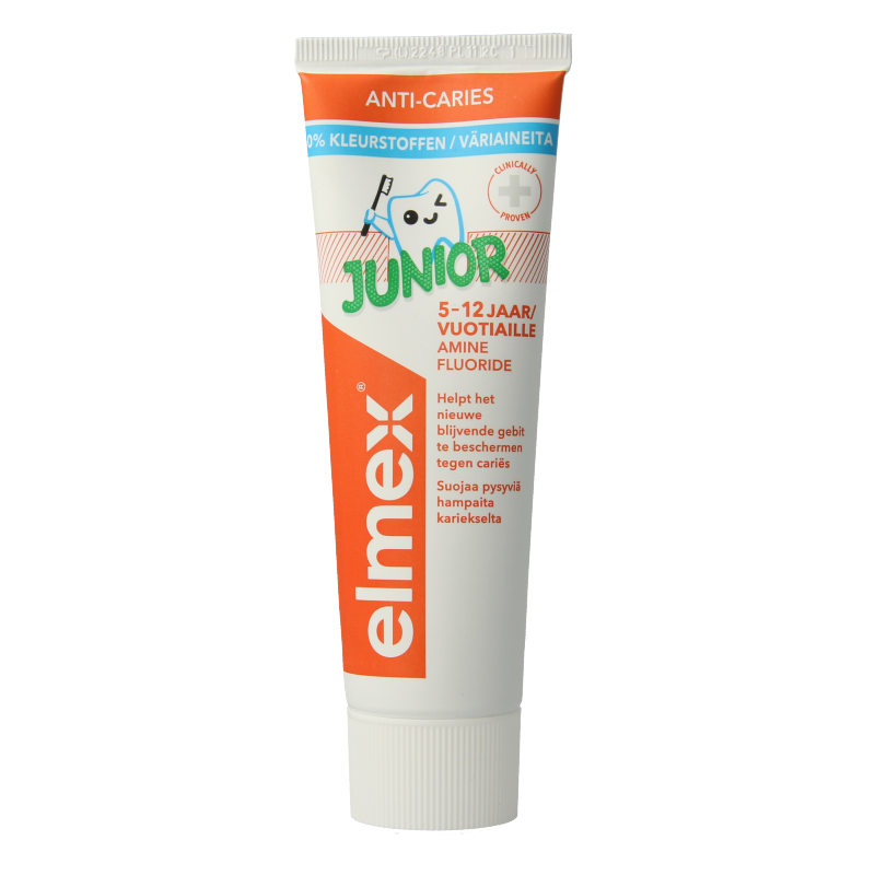 Elmex Tandpasta junior 5-12jaar 75 Milliliter