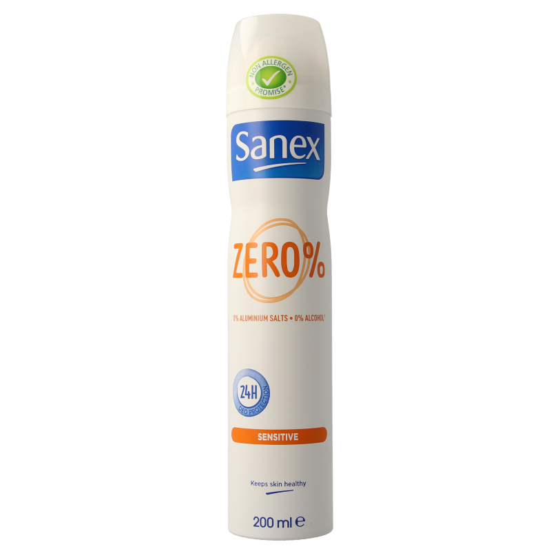Sanex Deodorant spray zero % sensitive 200 Milliliter