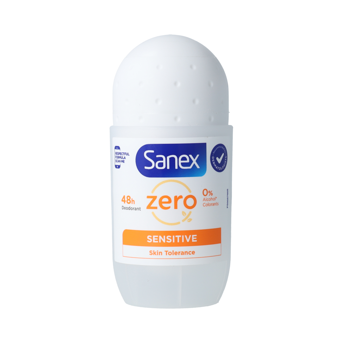 Sanex Deodorant roll-on zero% sensitive 50.00 Milliliter