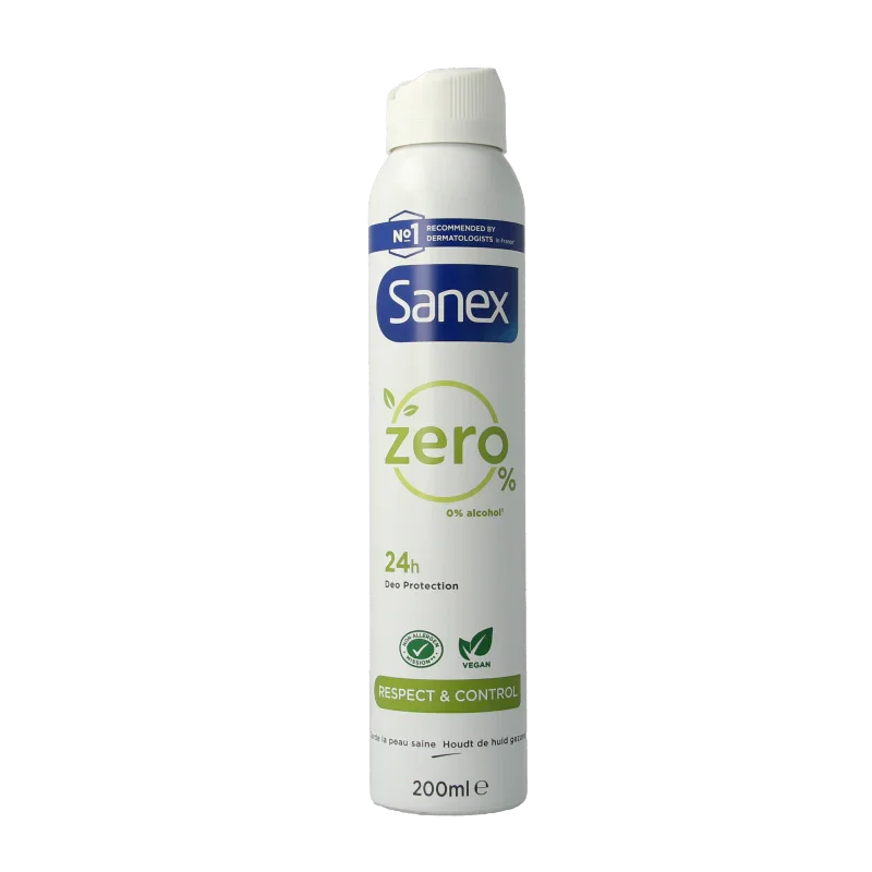 Sanex Deodorant spray zero% respect & control 200 Milliliter