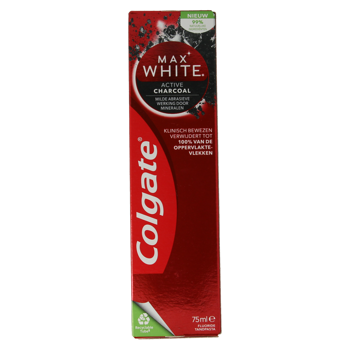 Colgate Tandpasta max white charcoal 75.00 Milliliter