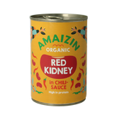 Amaizin Rode kidneybonen in chilisaus bio 400 Gram