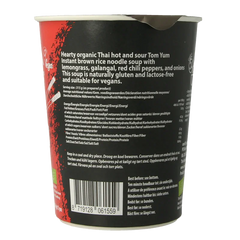 Onoff Instant noodlesoup tom yum bio 75.00 Gram