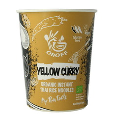 Onoff Instant noodlesoup yellow curry bio 75 Gram